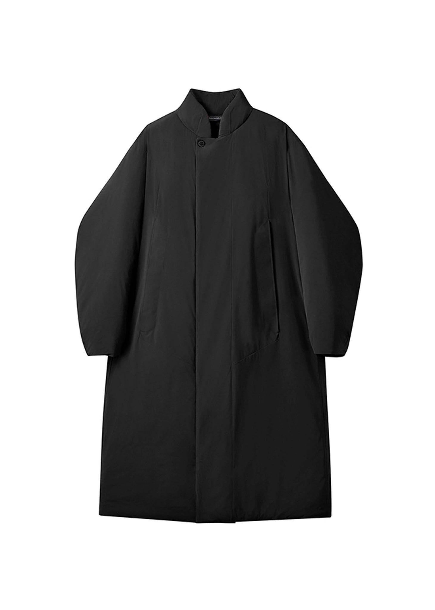 Black Insulated Lightweight Coat