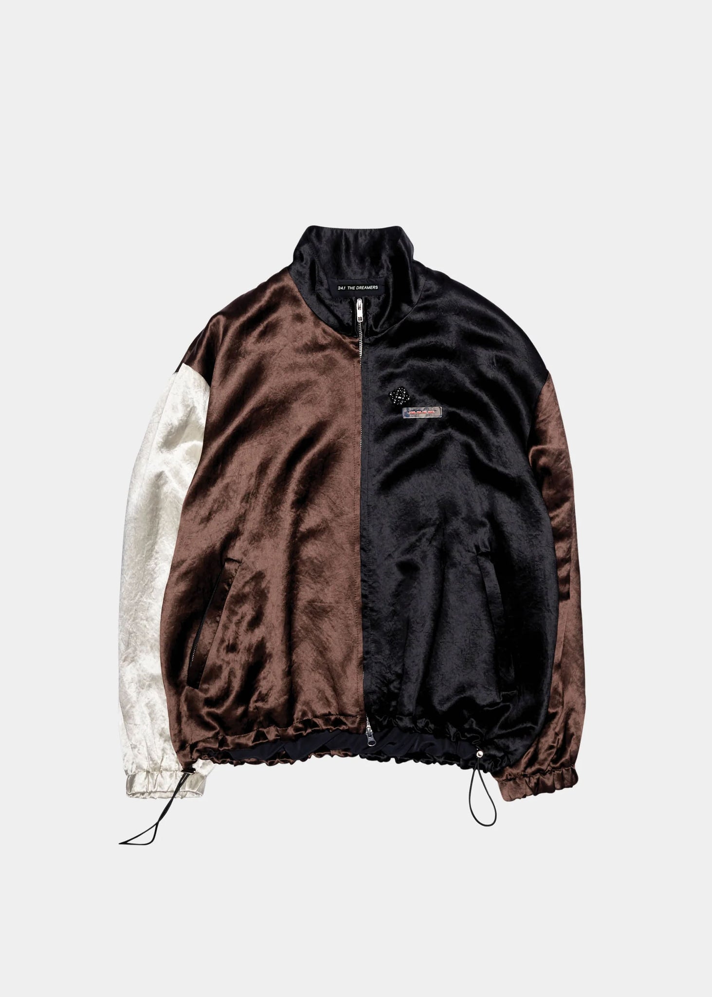 Brown Colourblock Jacket