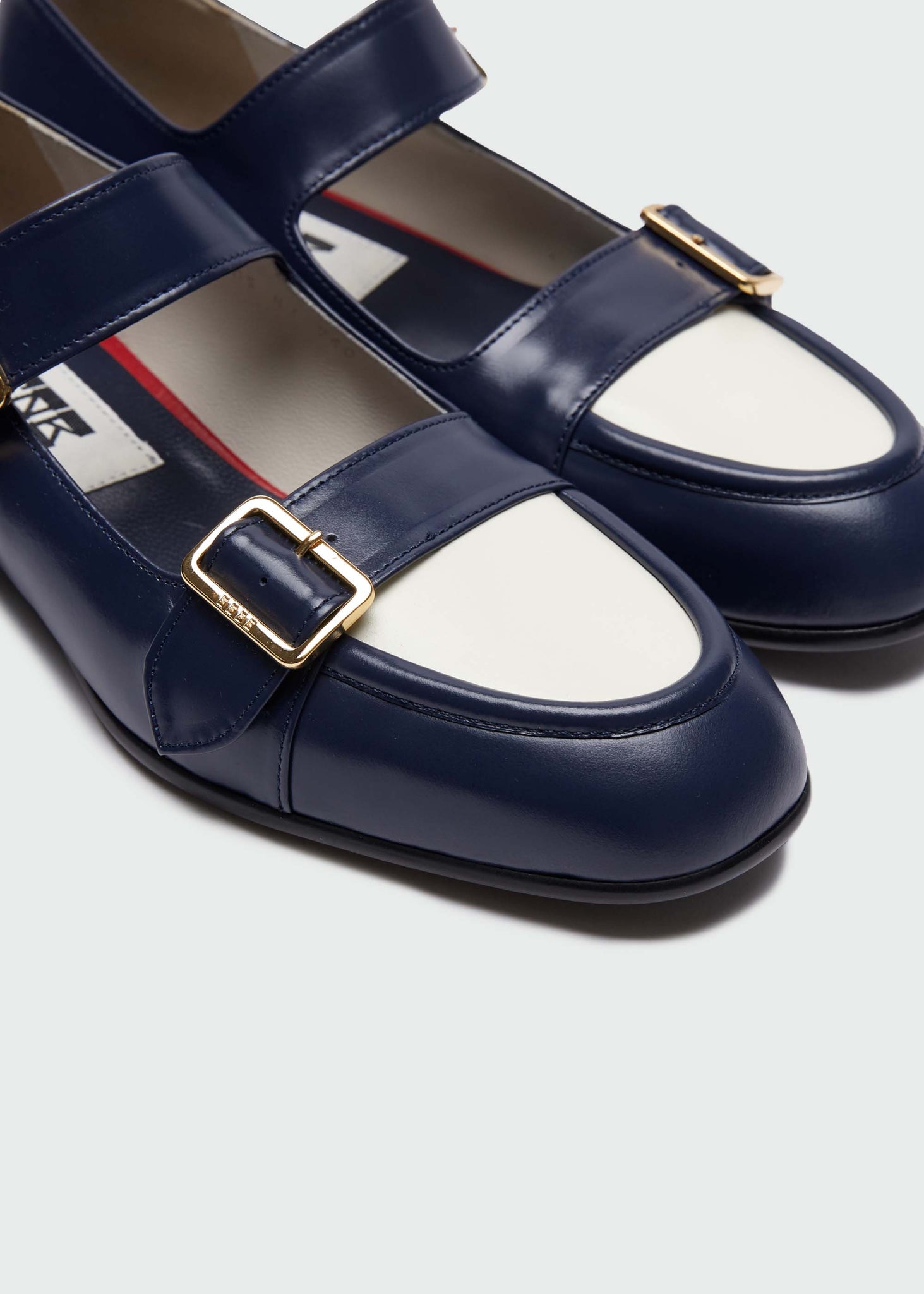 Navy Ballet Flats