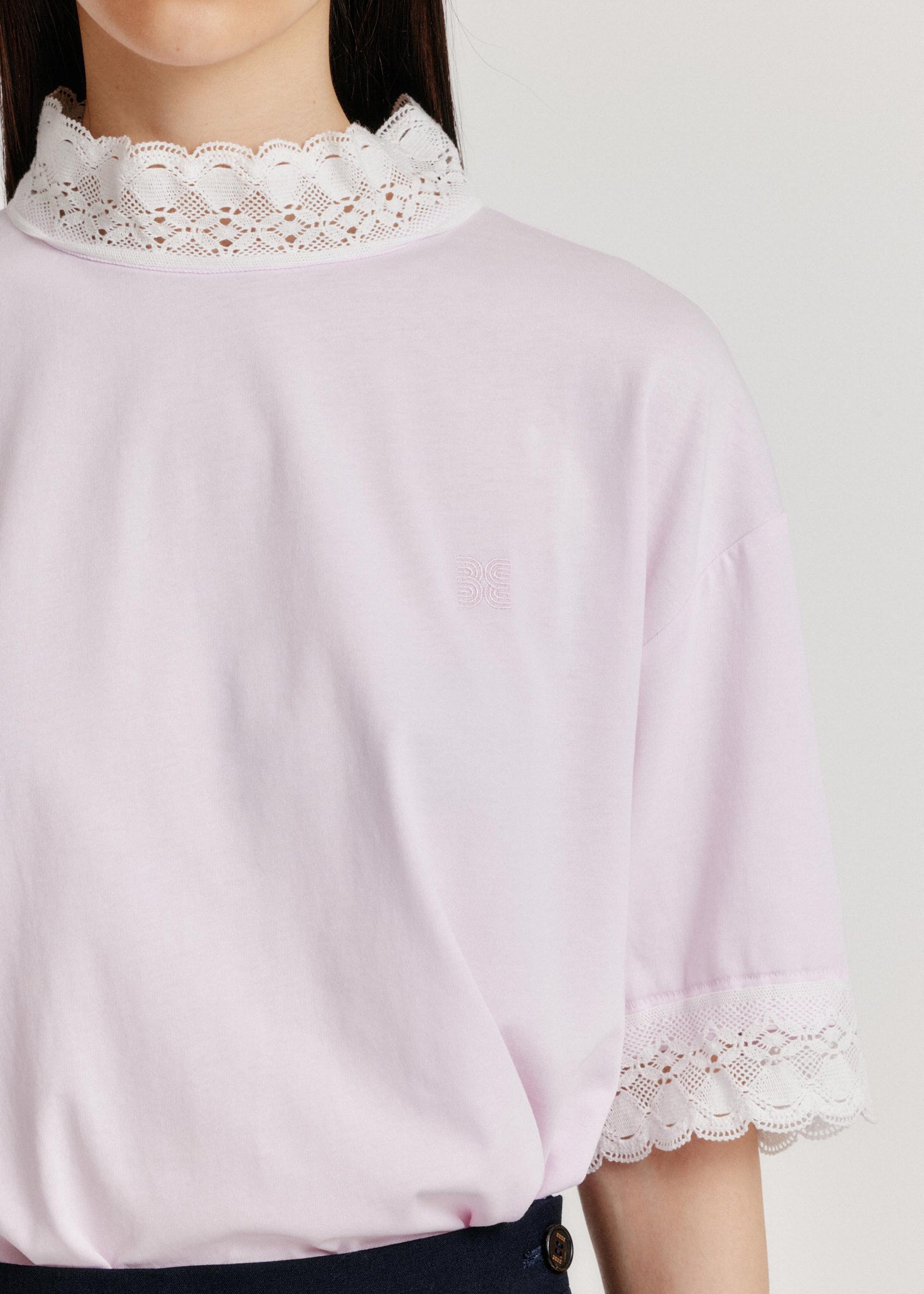 Pink Lace T-Shirt