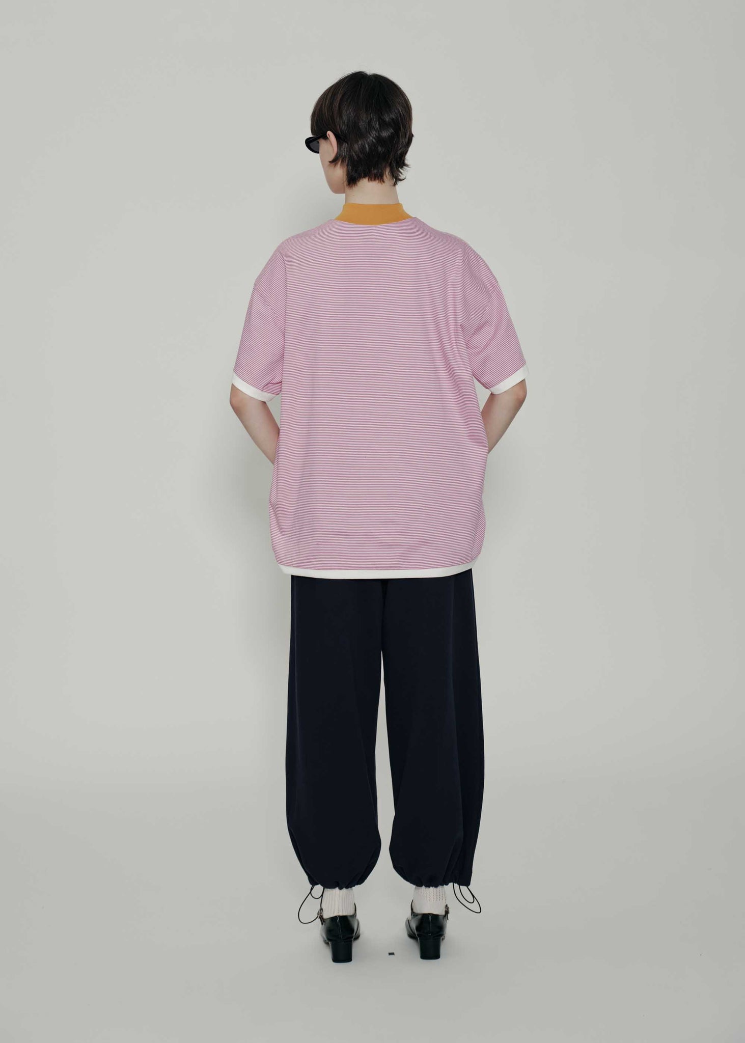 Pink Reversible Stripe T-Shirt