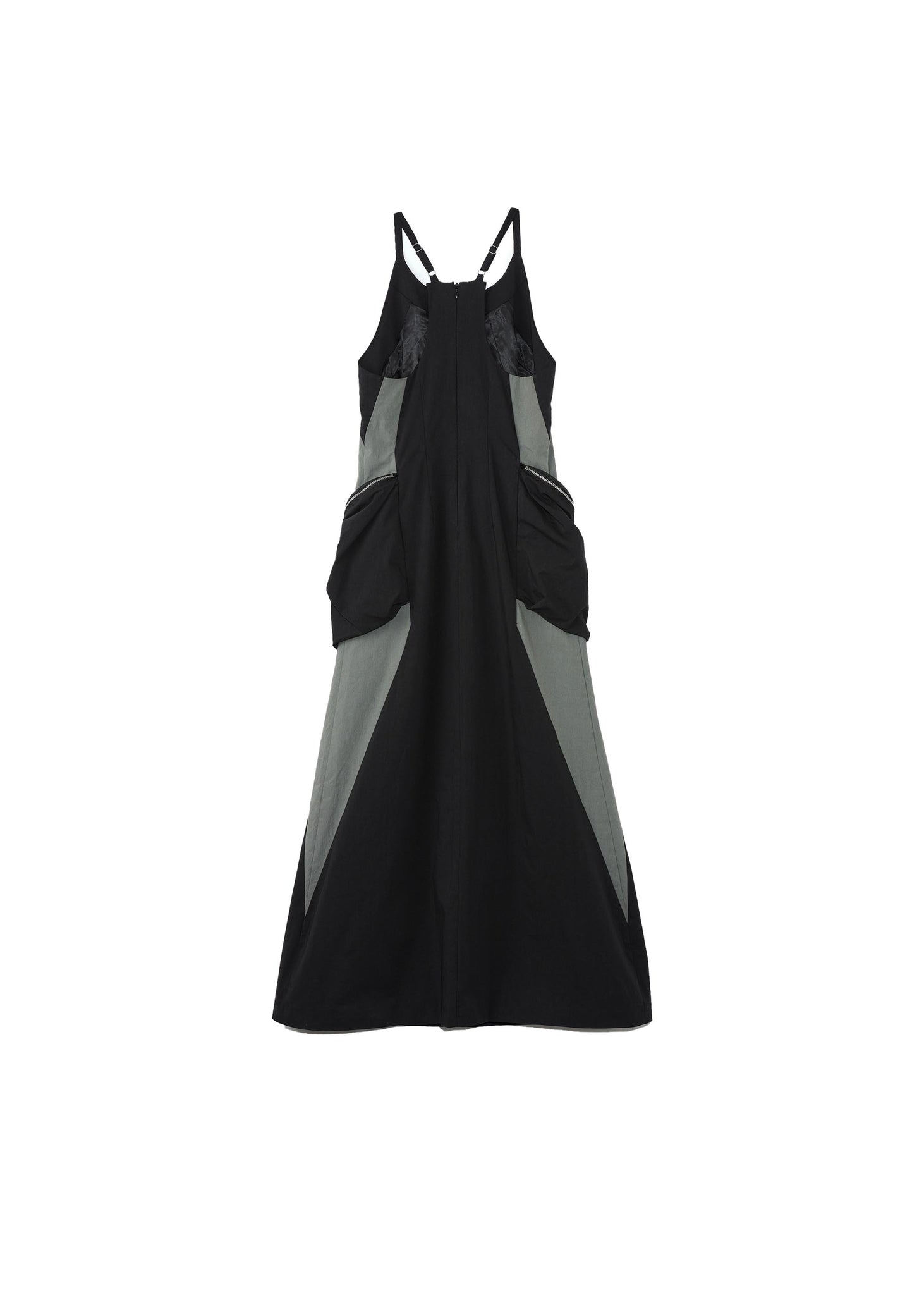 Black Panelled Racerback Dress