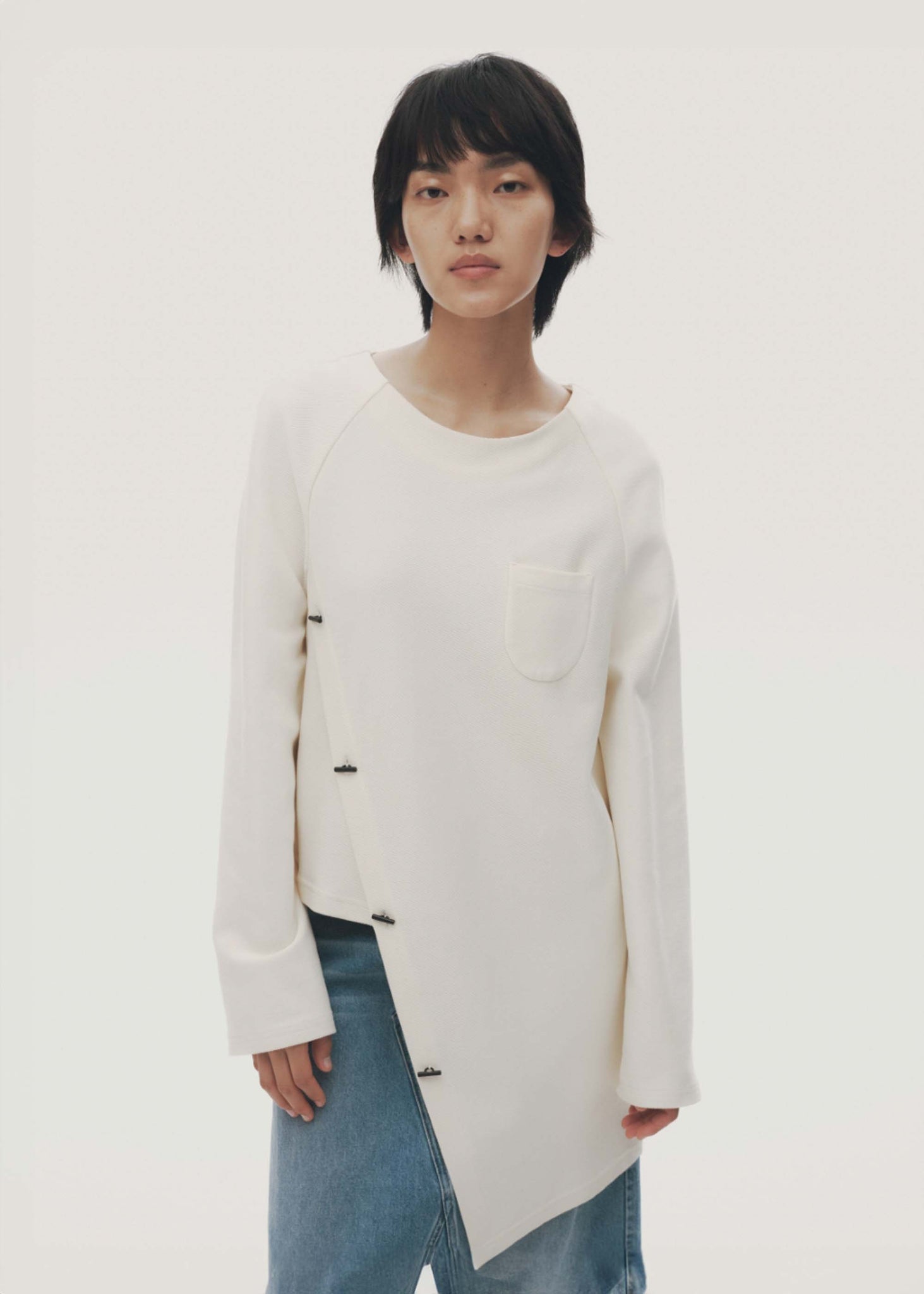 Off-White Asymmetric Panelled Shirt