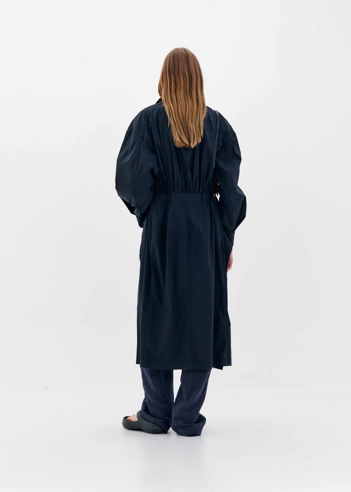 Navy Skirted Jumpsuit