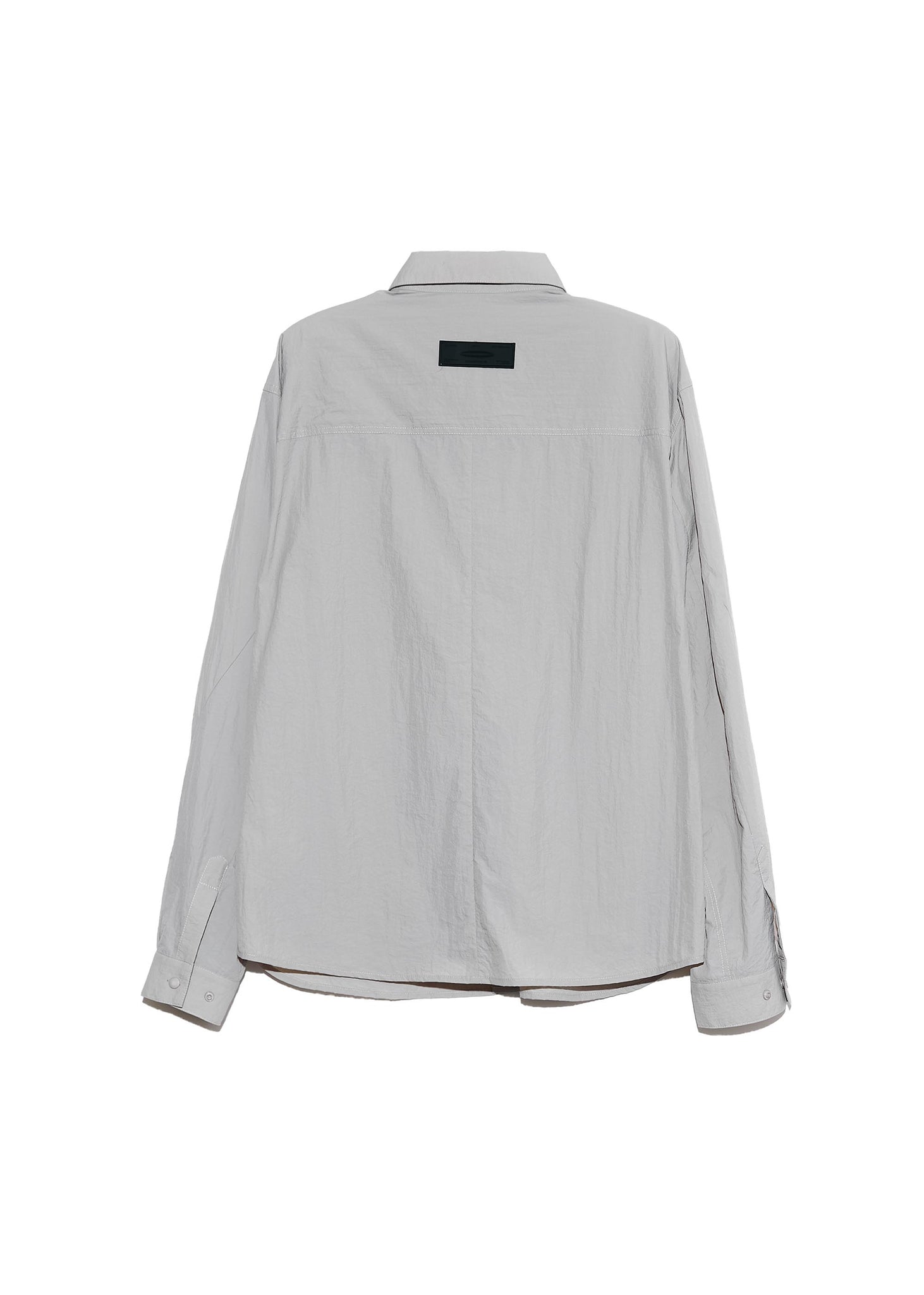 Grey Panelled Seam Shirt