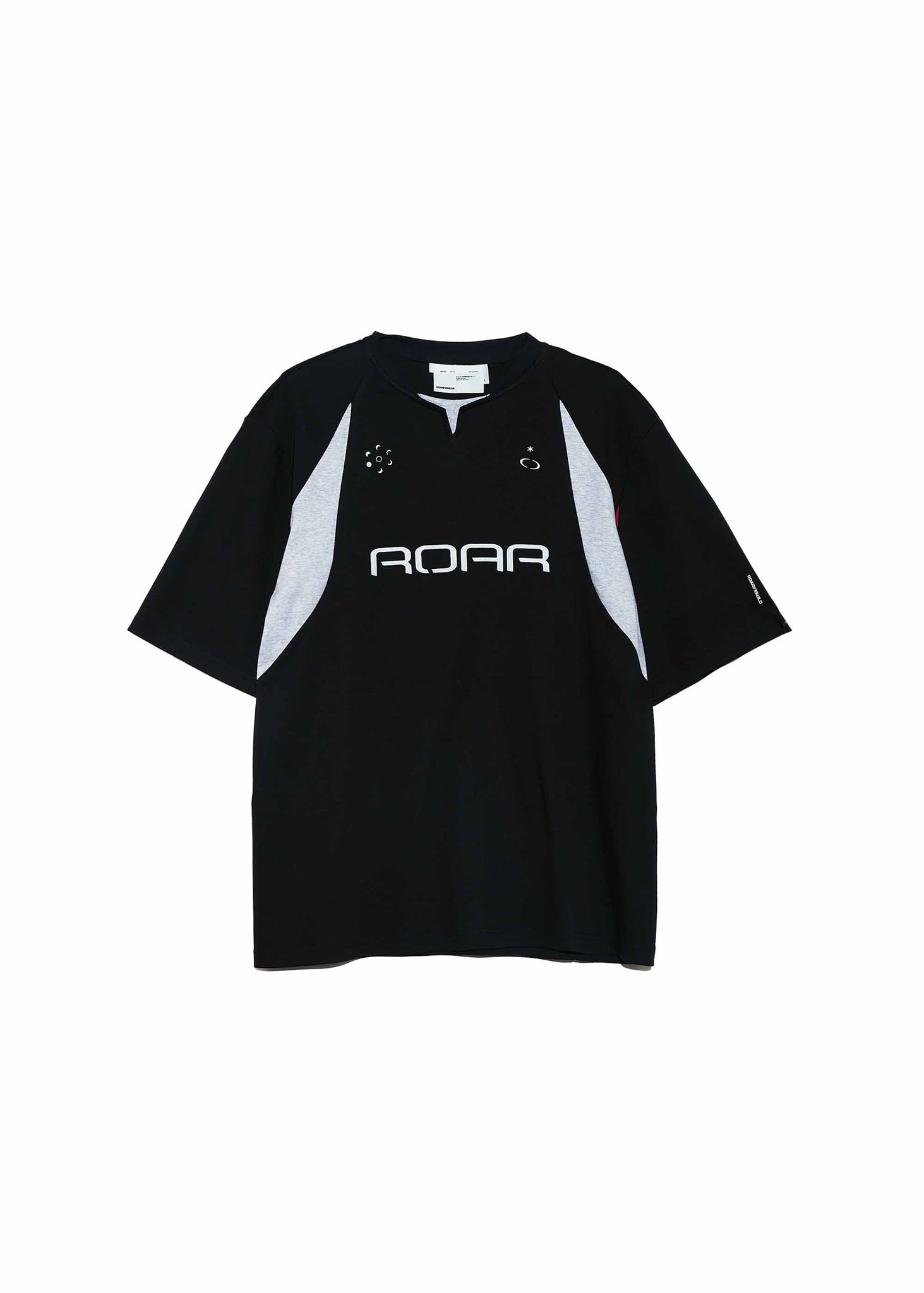 Black Panelled Jersey T-shirt