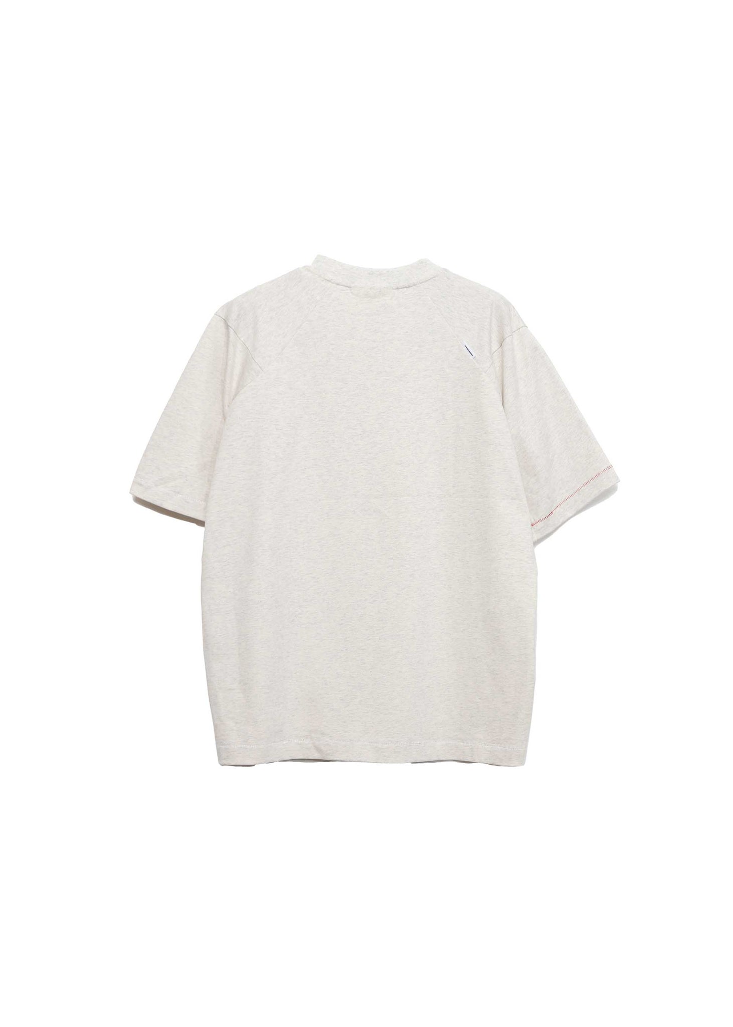 White Panelled Graphic Tee