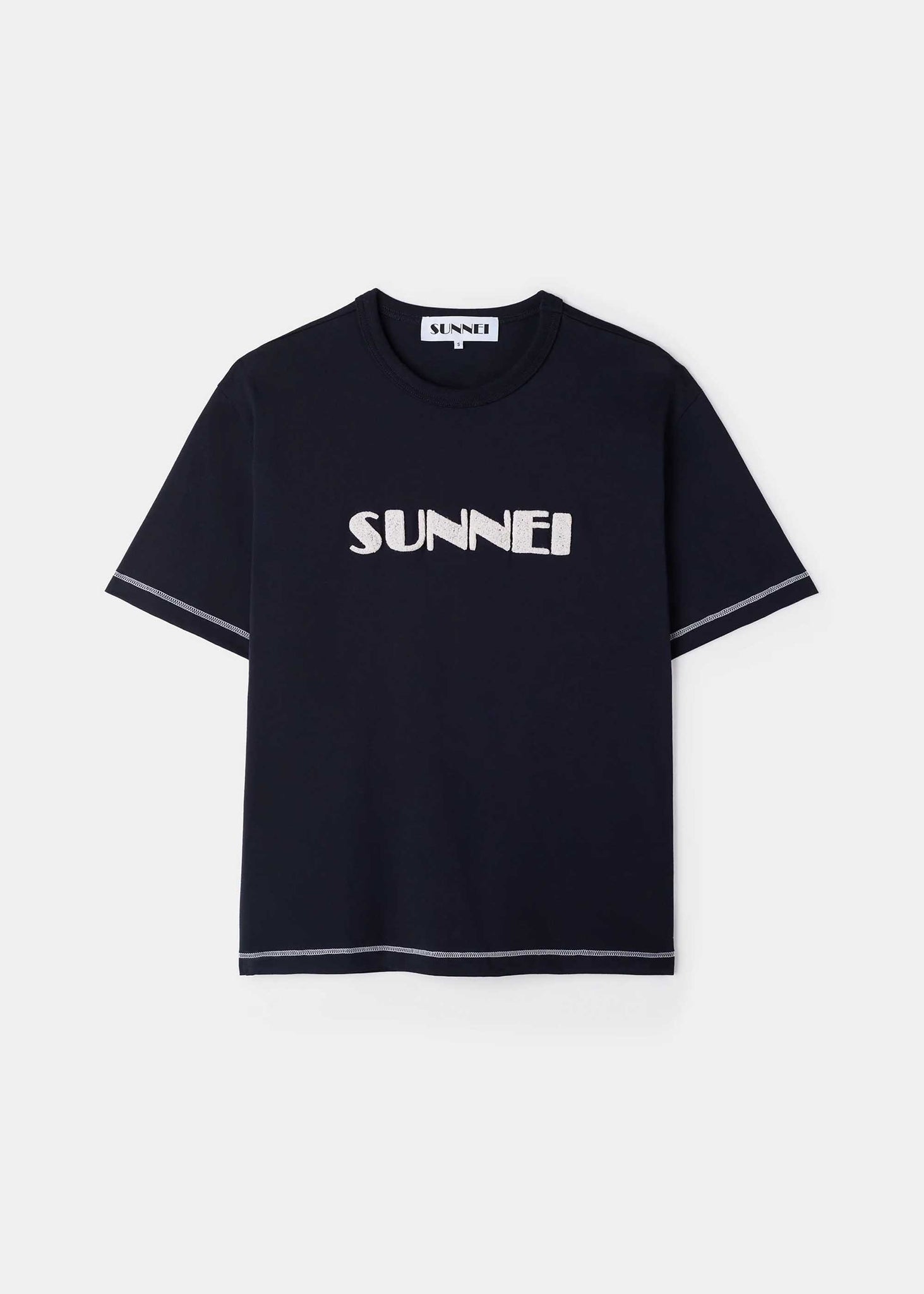 Navy Puff Logo T-Shirt