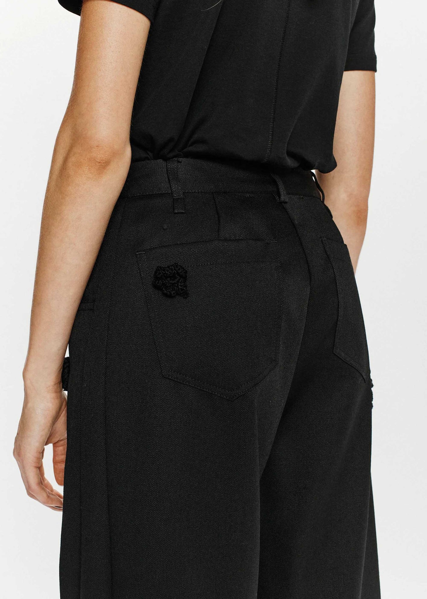 Black Daisy Trouser