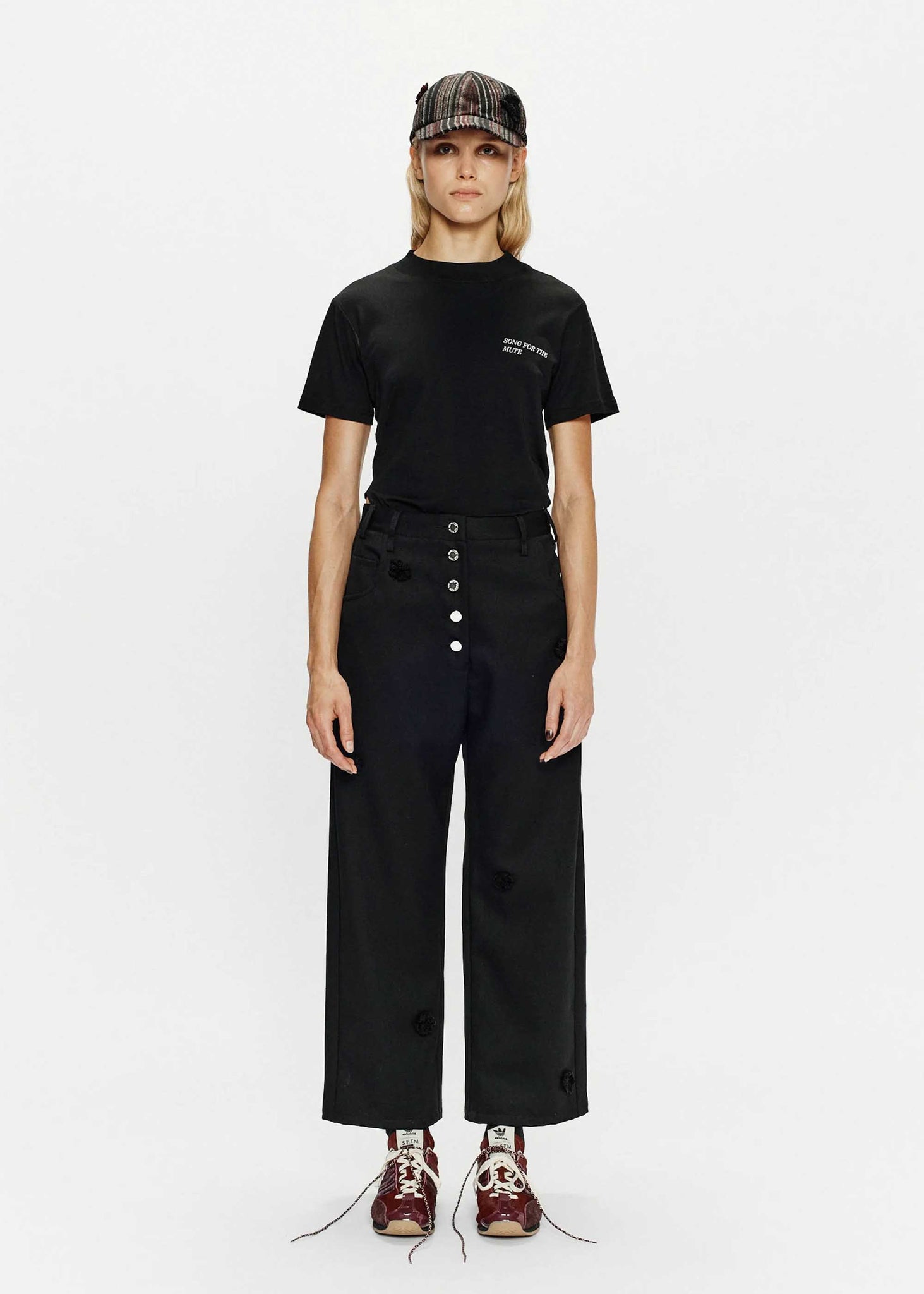 Black Daisy Trouser