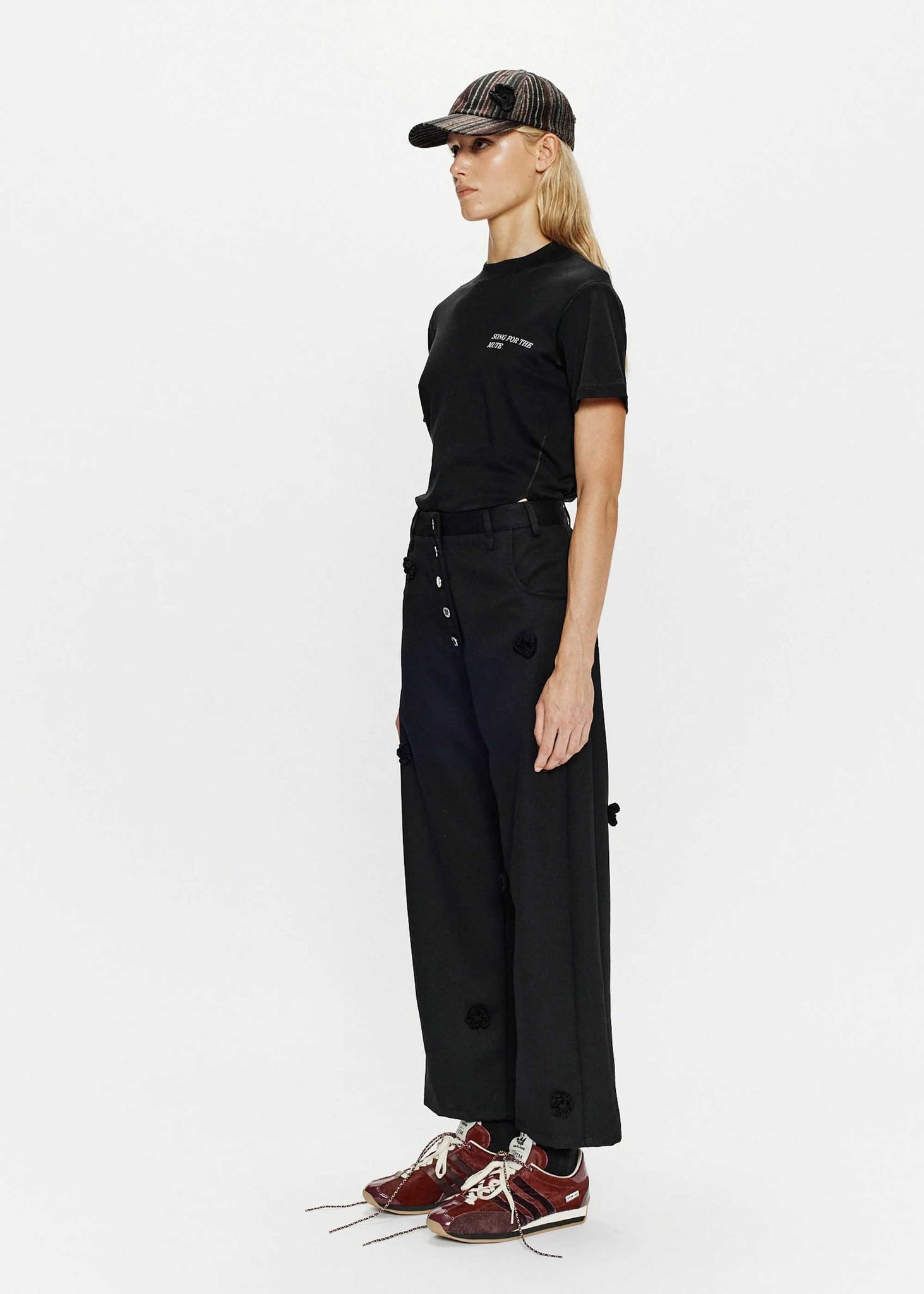 Black Daisy Trouser