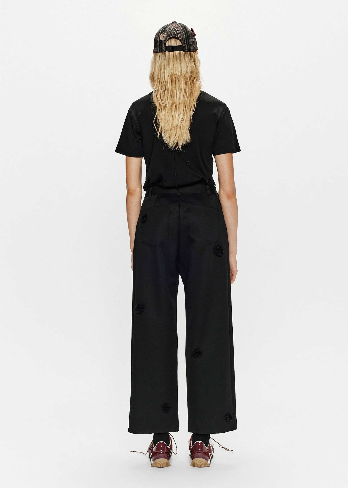 Black Daisy Trouser