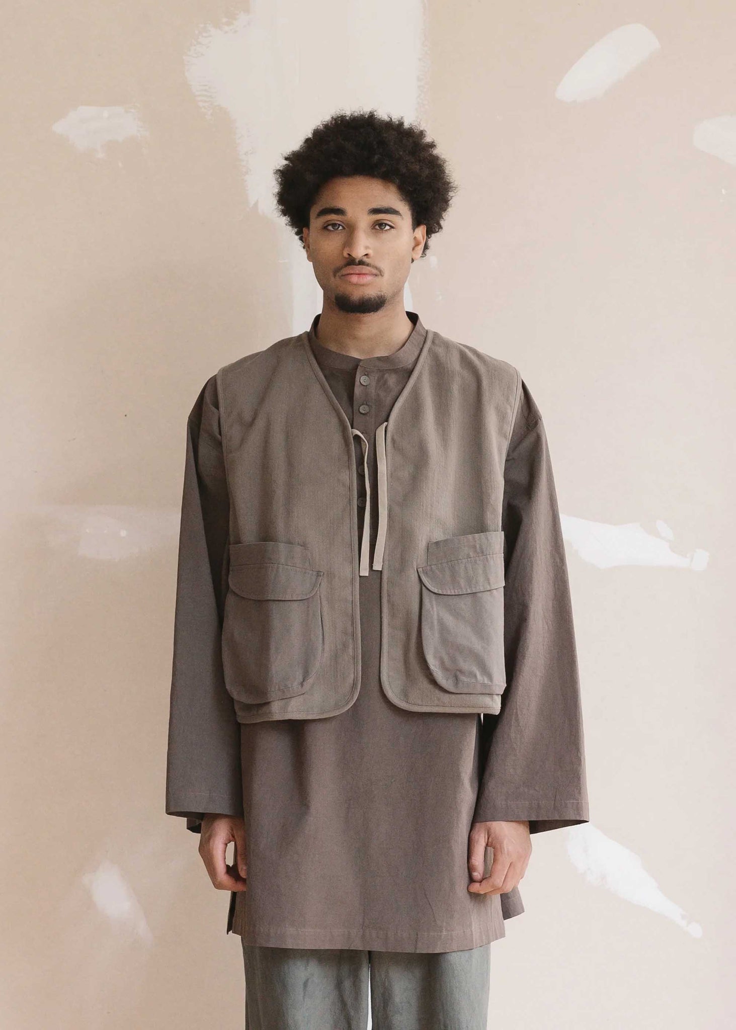 Grey Utility Vest
