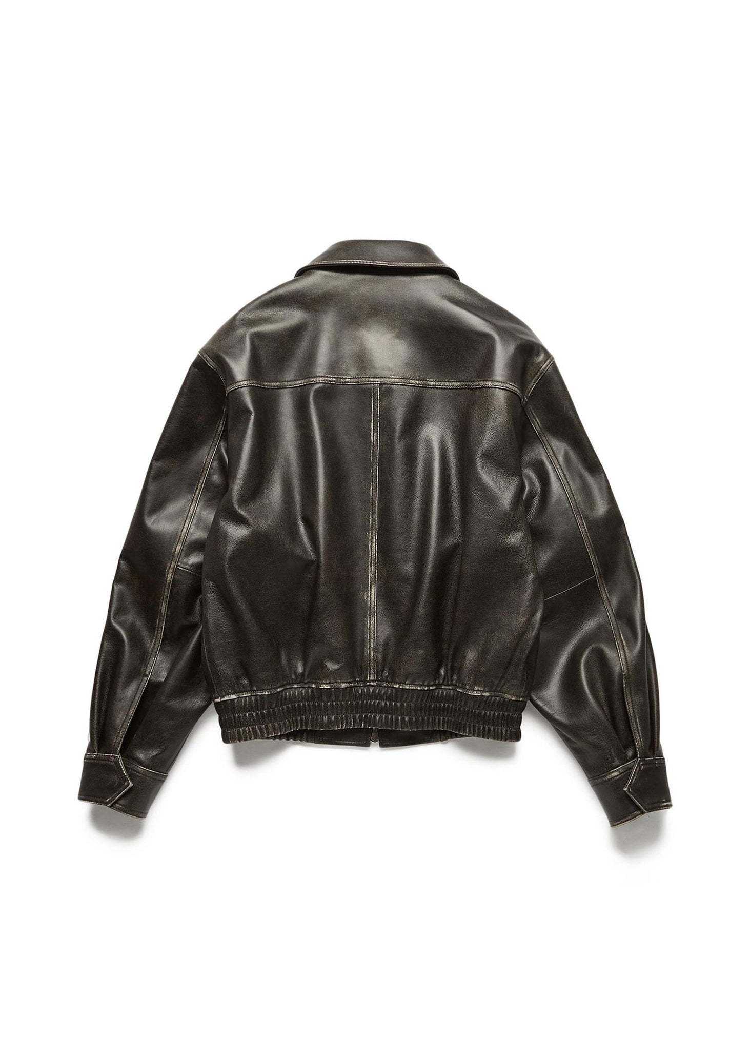 Black Leather Blouson