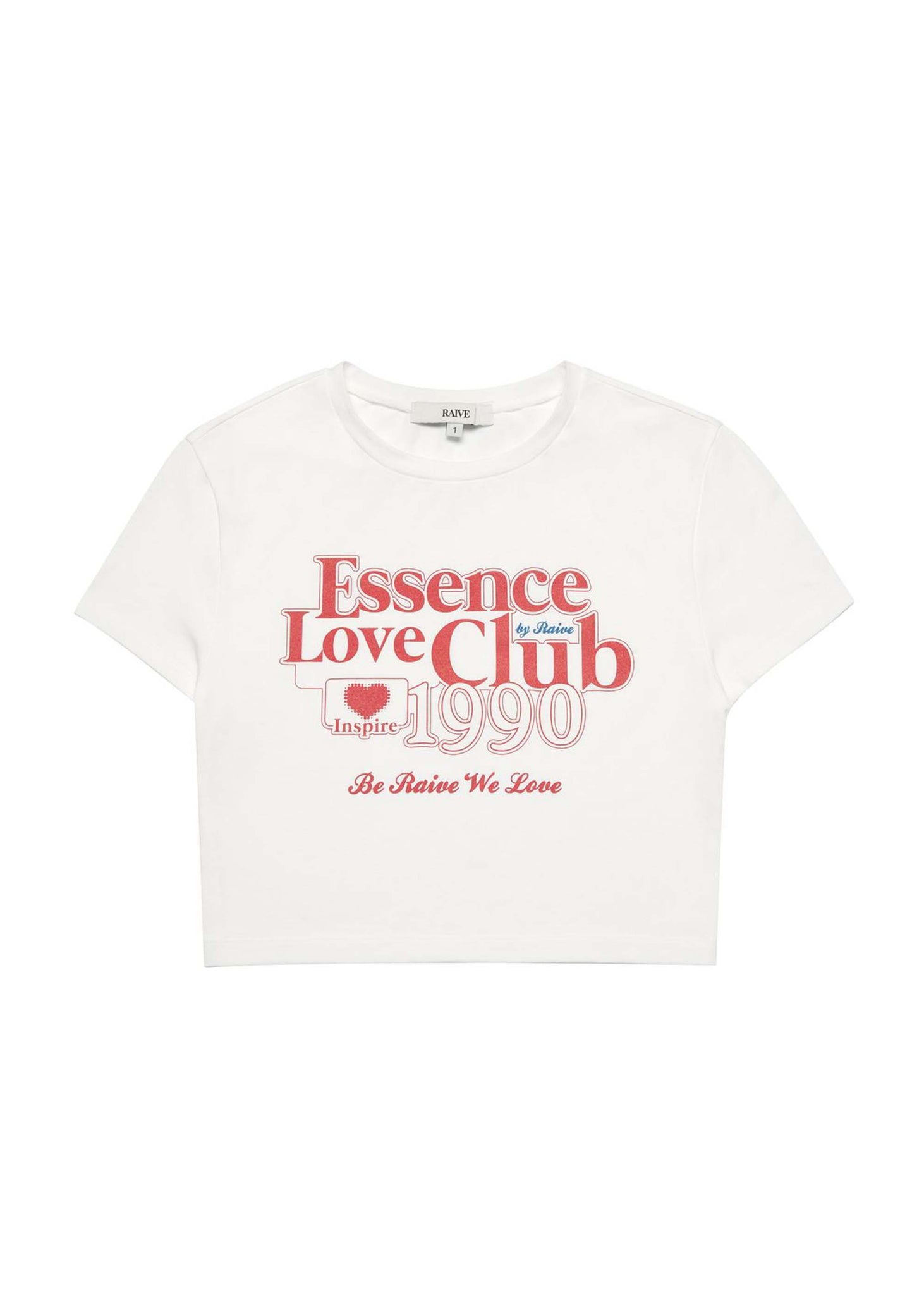 White Love Club Graphic T-Shirt