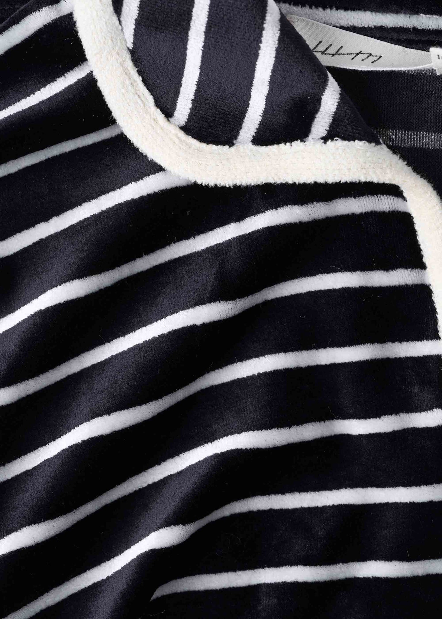 Black Striped Longsleeve Polo