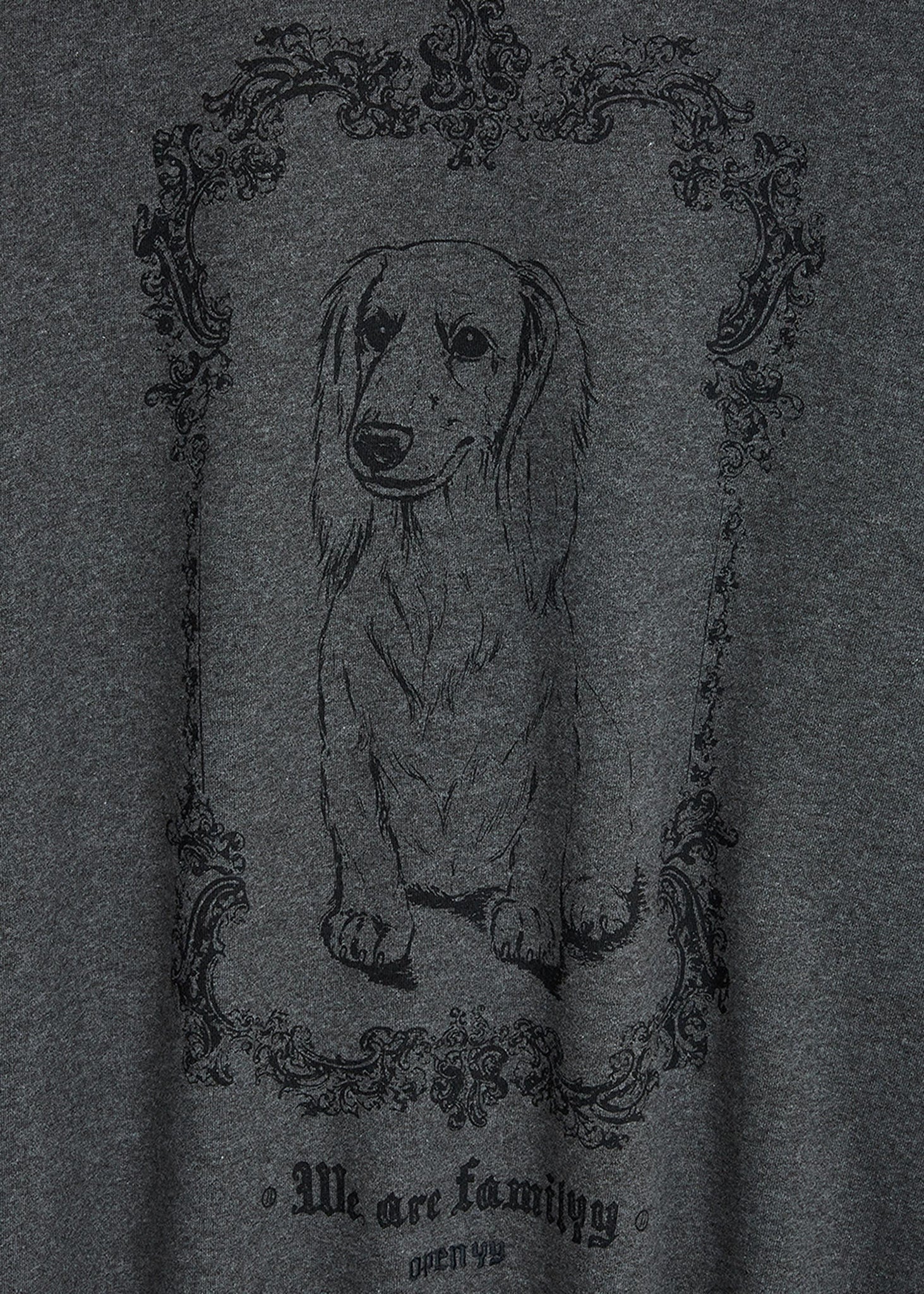 Charcoal Puppy Sweatshirt