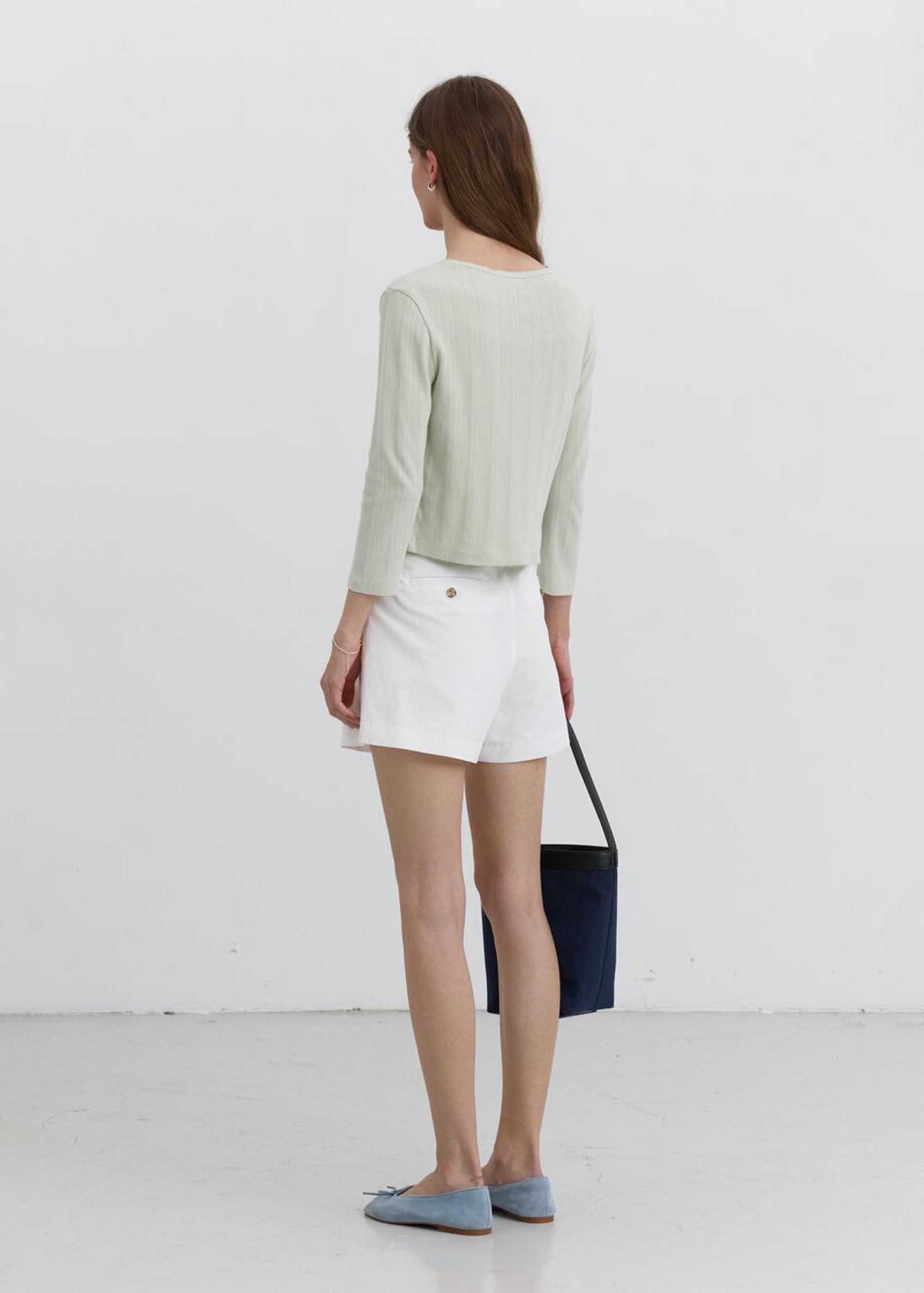 Pink Pointelle Cardigan