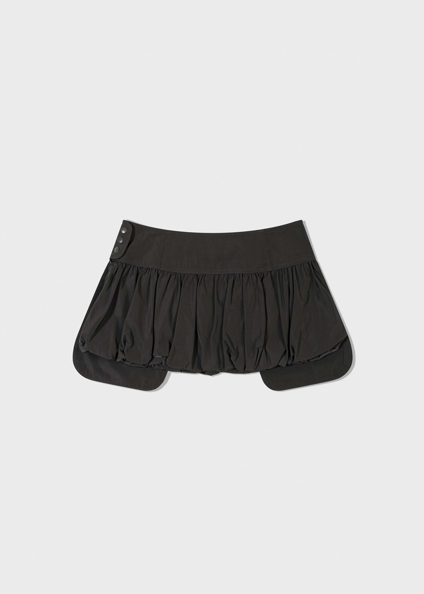 Charcoal Mini Bubble Skirt