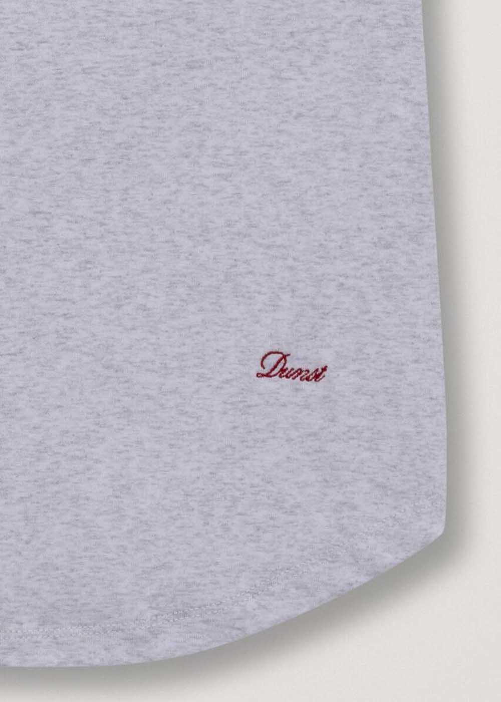 Grey Crescent Hem Mini T-Shirt
