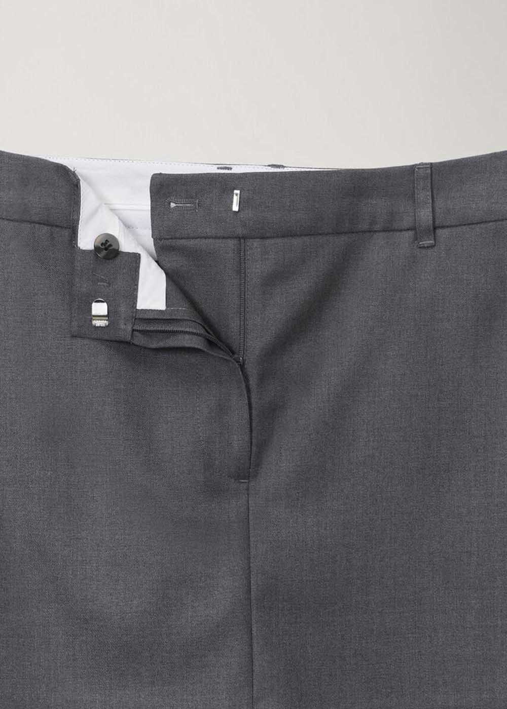 Grey Mini A-Line Skirt