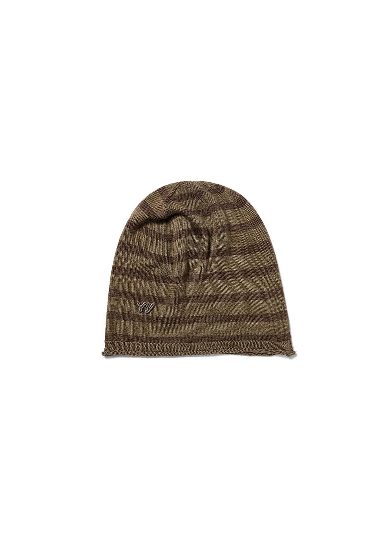 Khaki Striped beanie