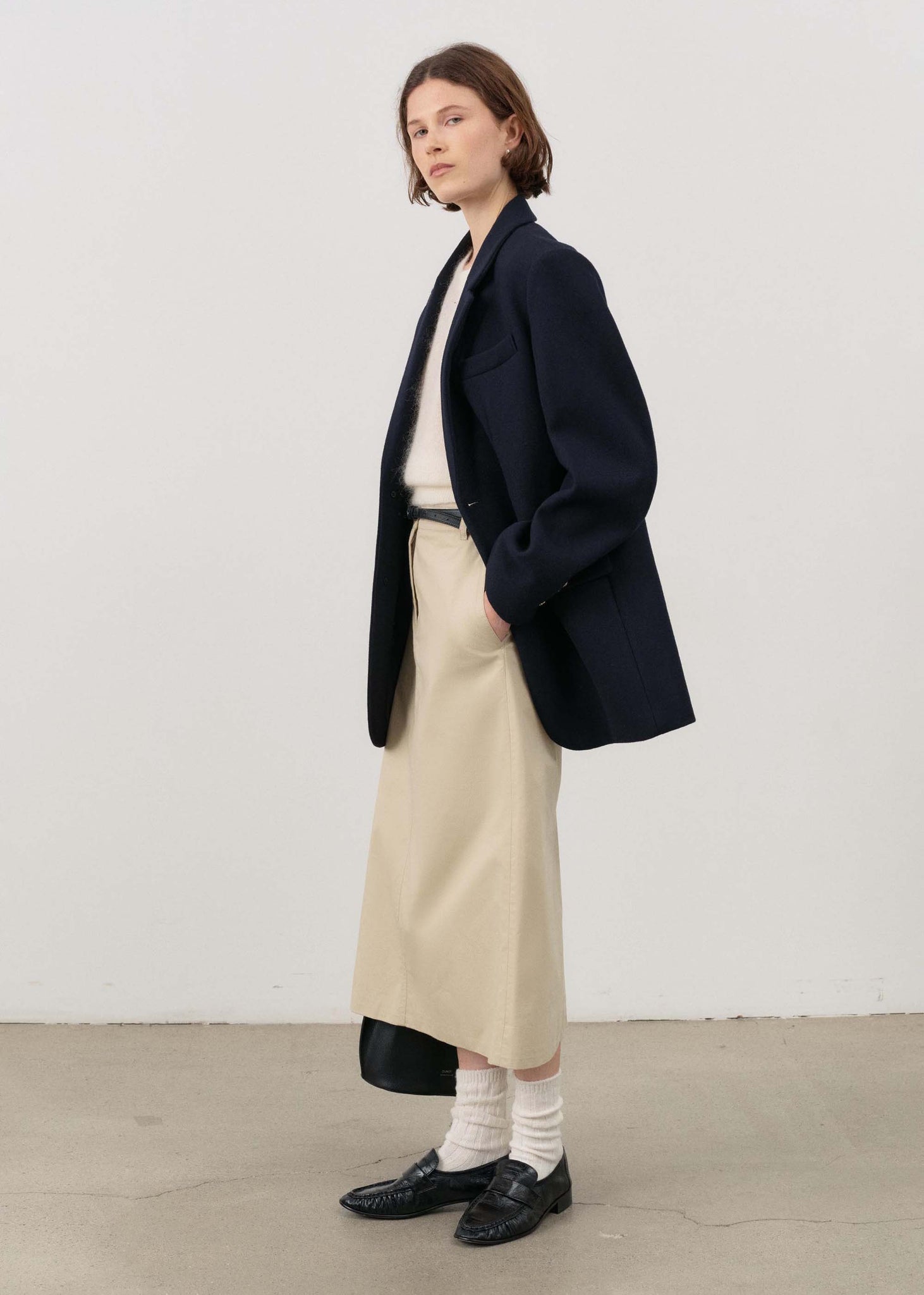 Navy Oversized Blazer