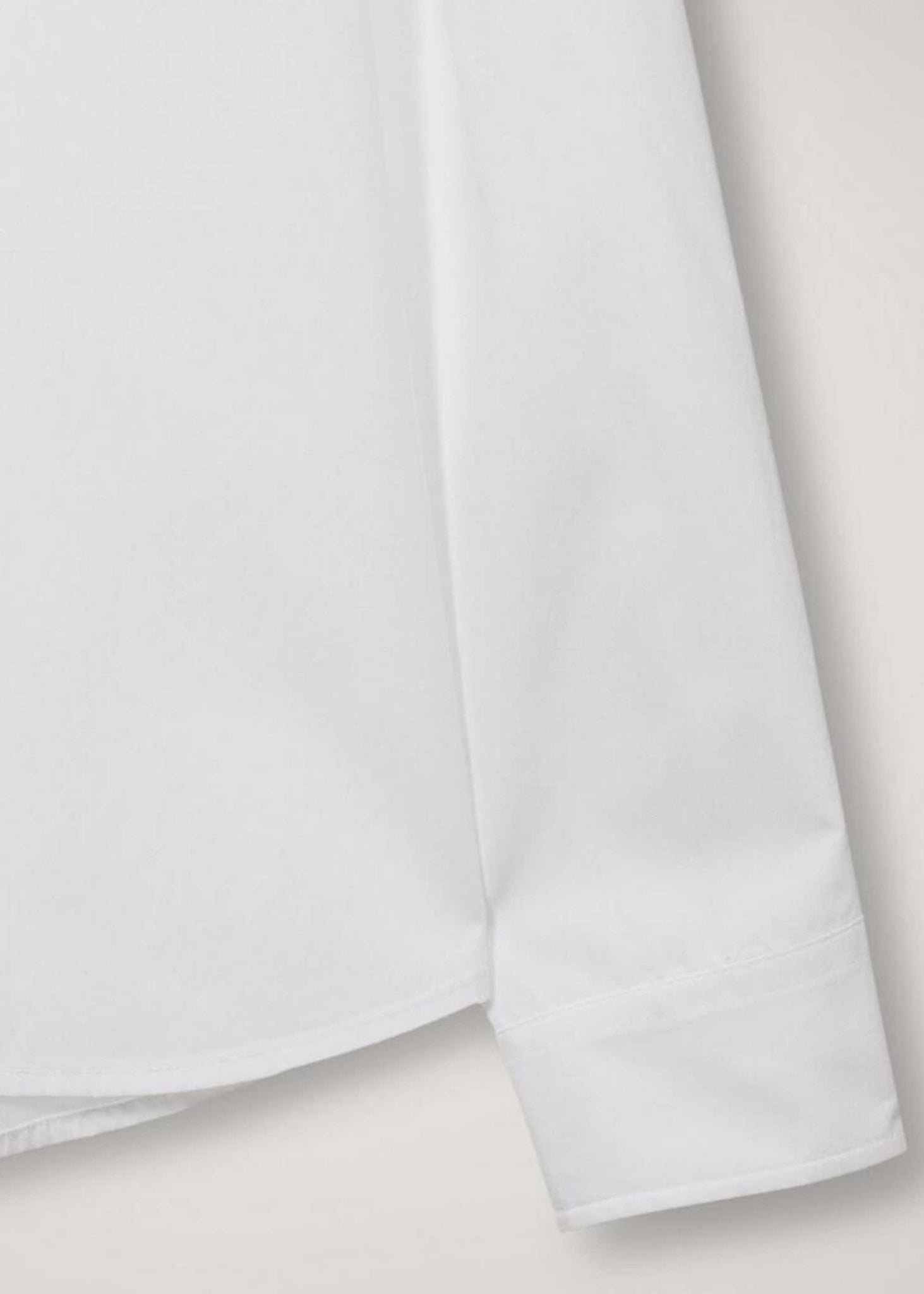 White Two-Way Wrap Shirt