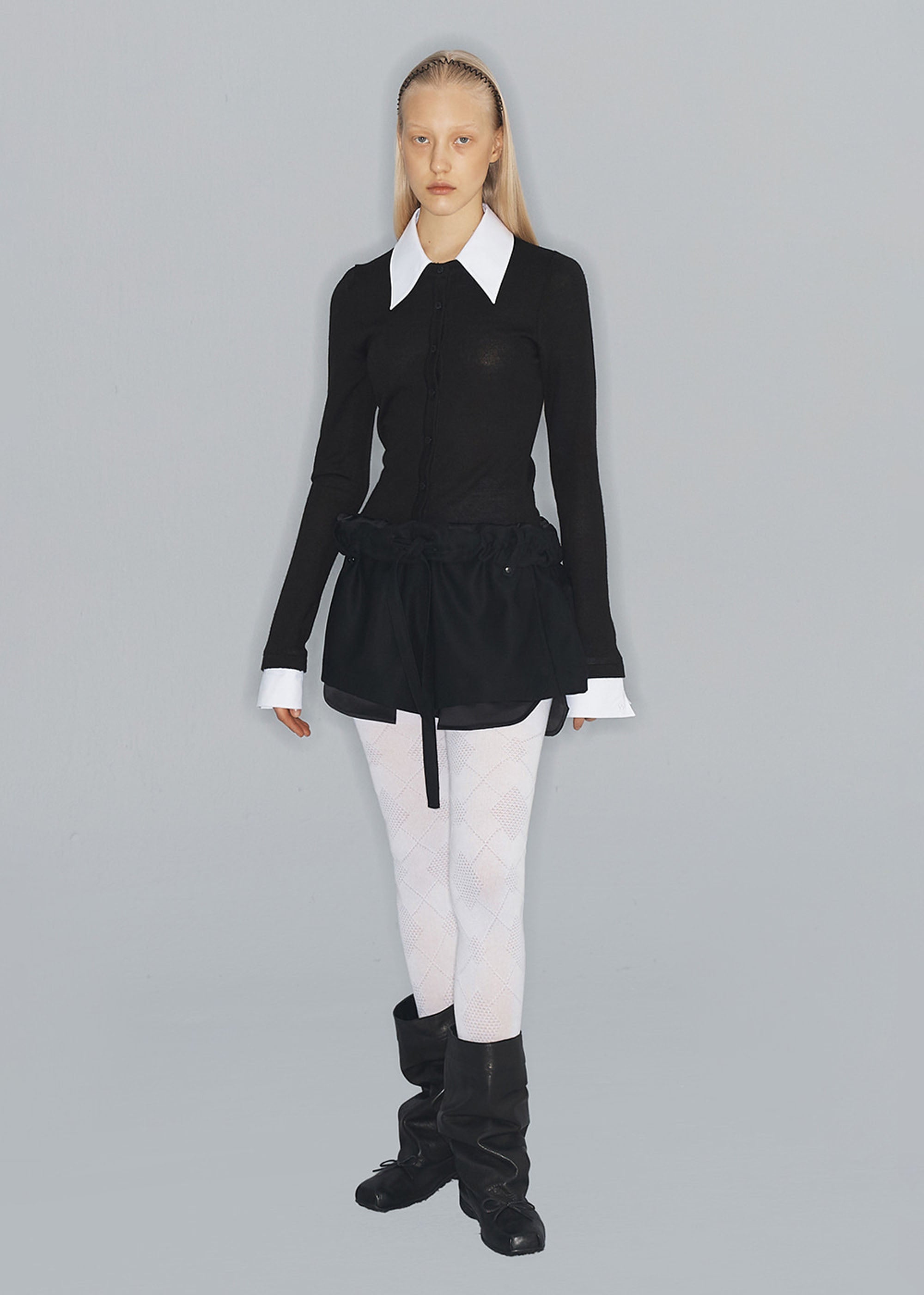 【NONCODE】Ien Halter Layered Cardigan f246a402cd83d42bd8a259f9b54505