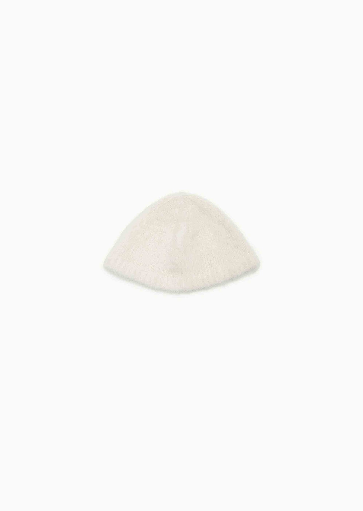 Off-White Short Fuzzy Beanie