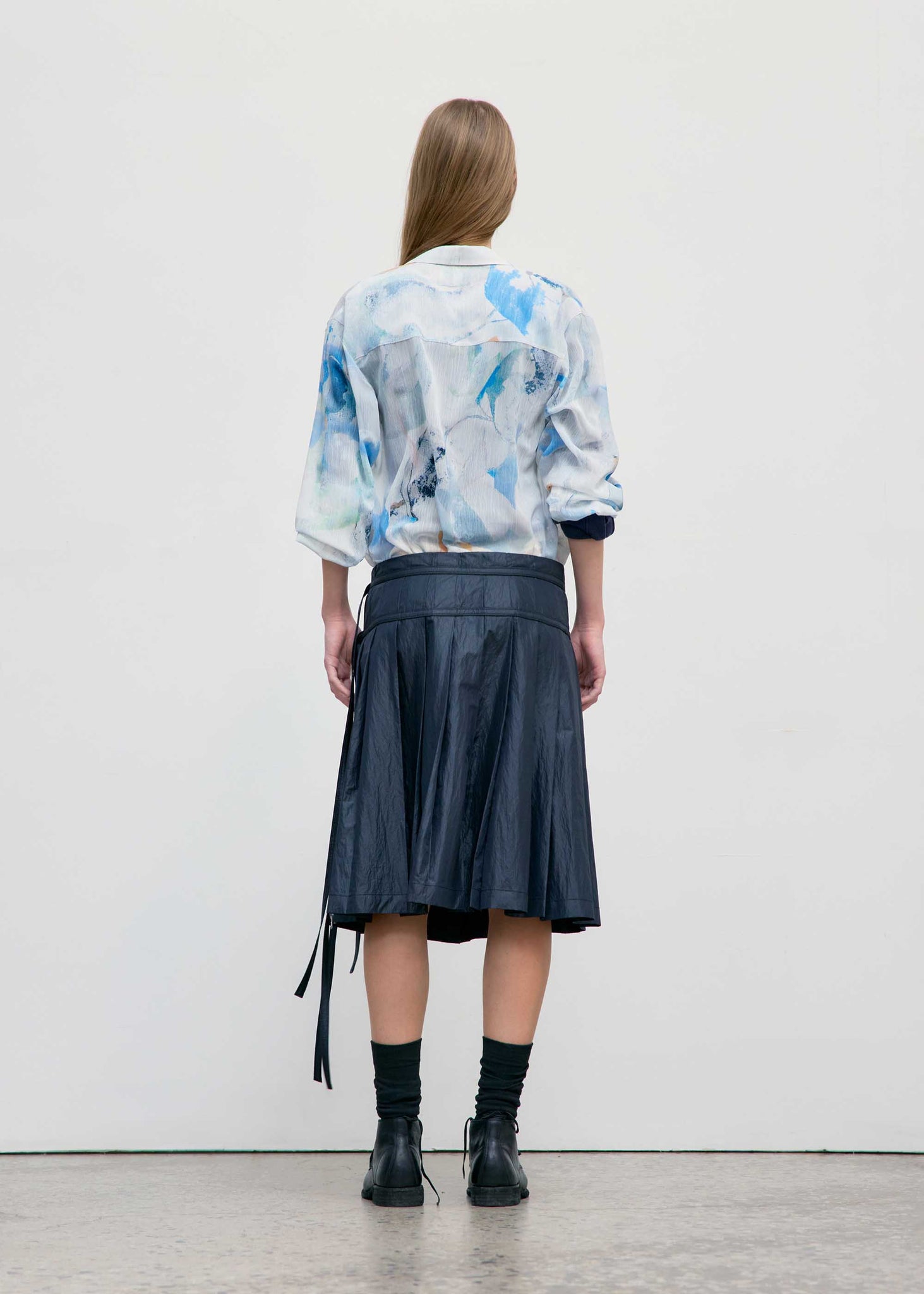 Blue Boriana x LOW CLASSIC Printed Shirt