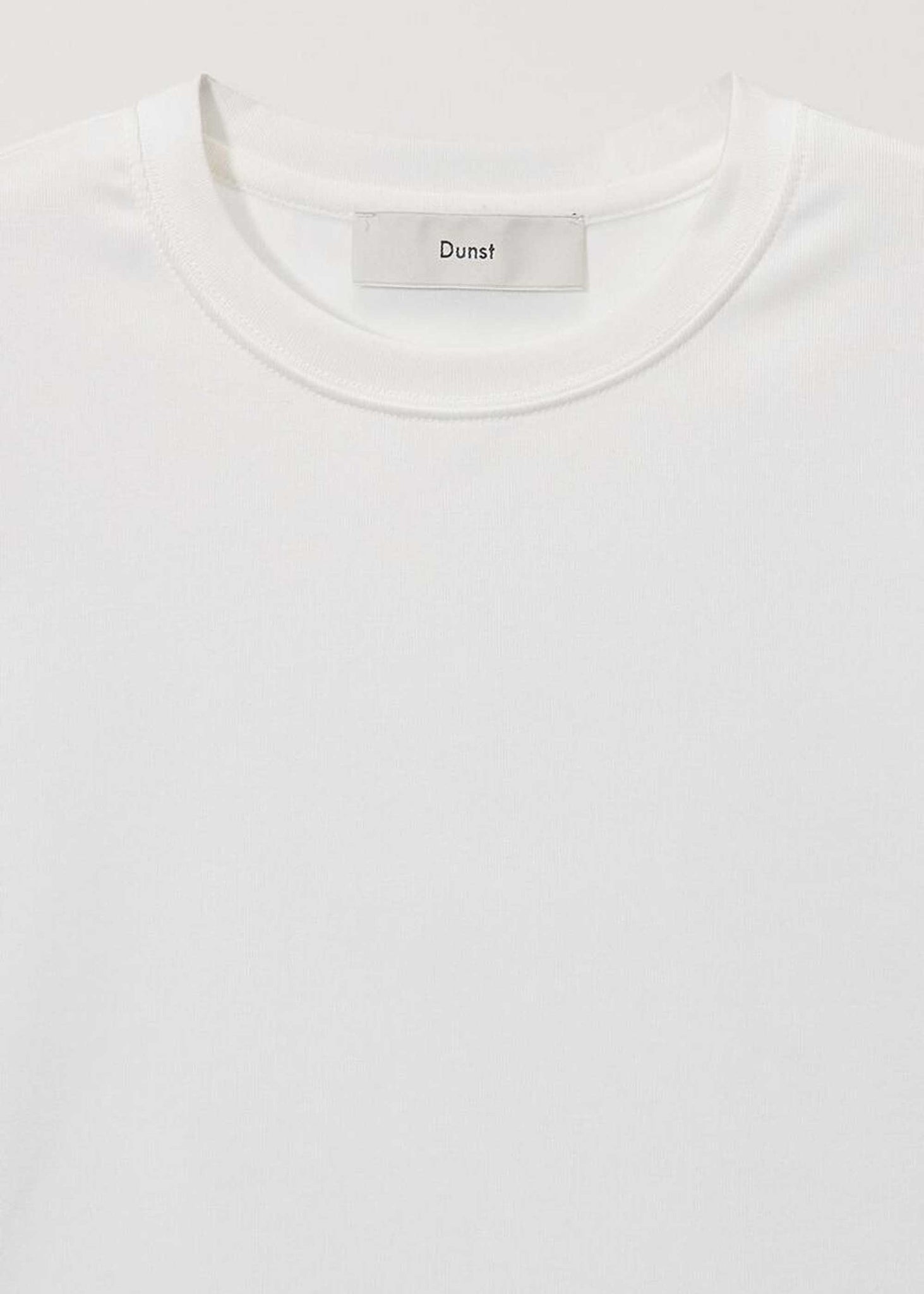White Crescent Hem Mini T-Shirt
