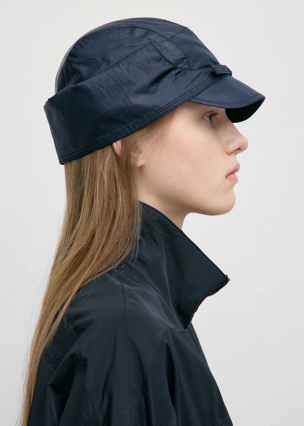 Black Aviator Cap