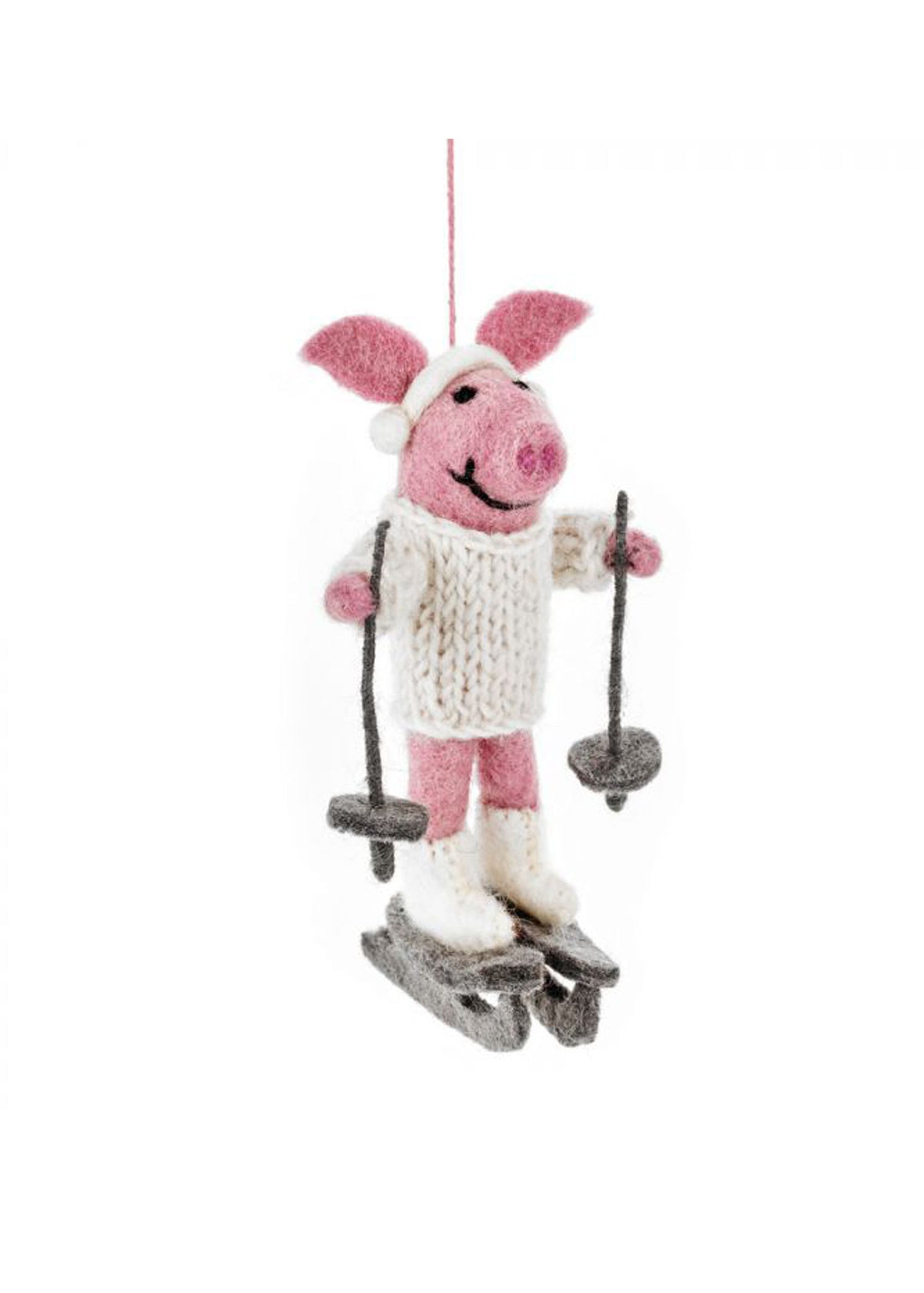 Alpine Swine Pig Hanging Decoration