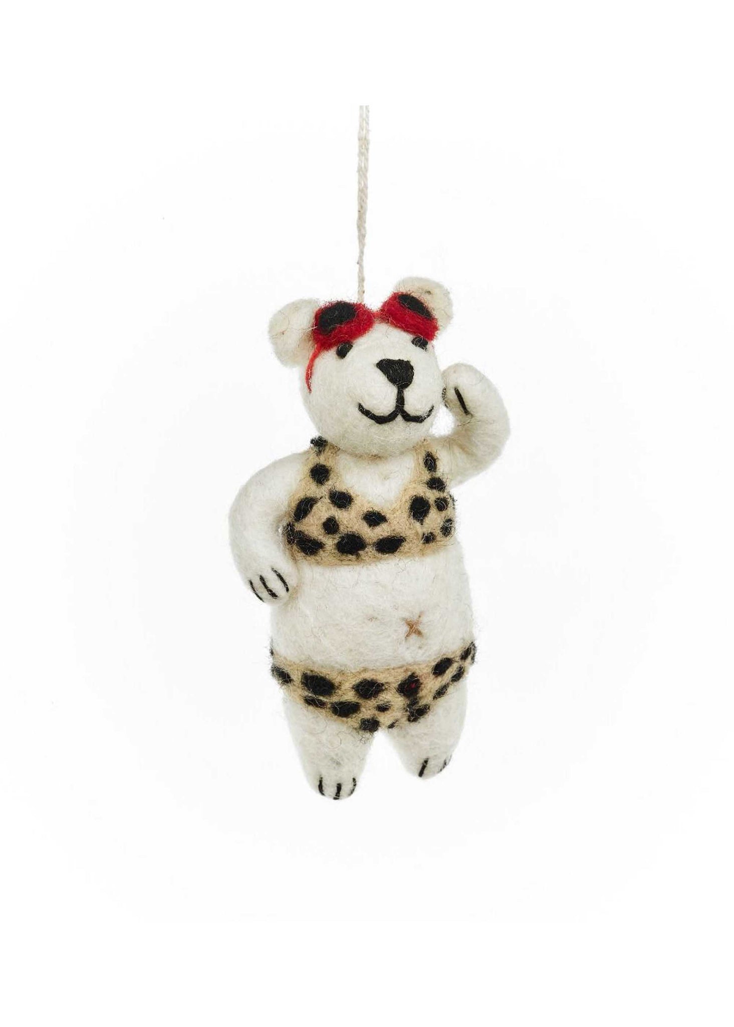 Diva Polar Bear Hanging Decoration