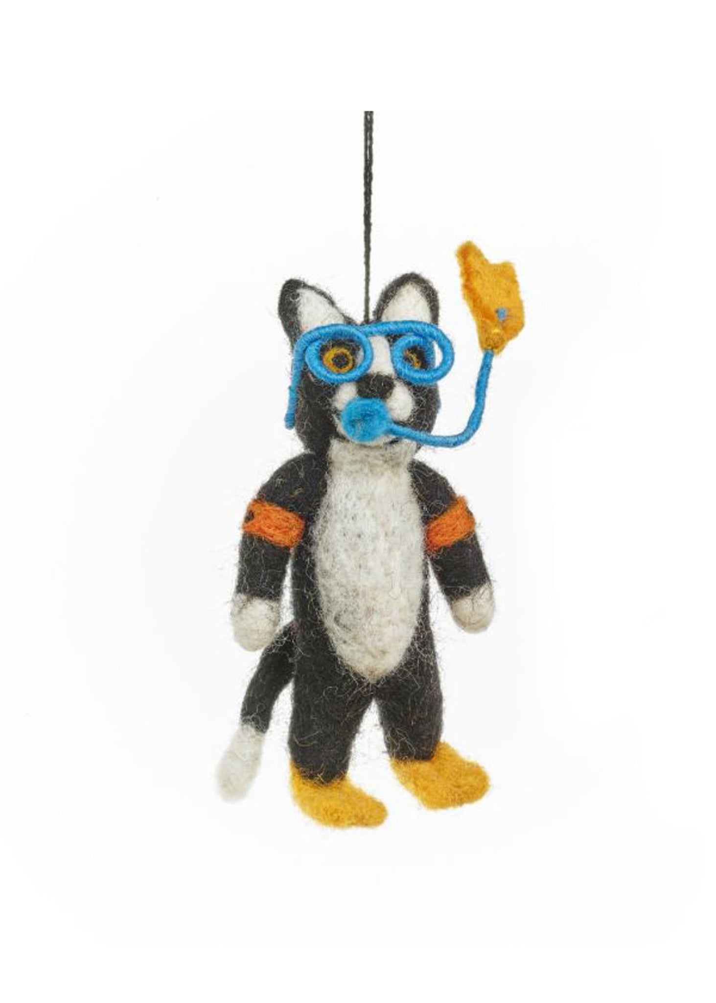 Snorkelling Cat Hanging Decoration