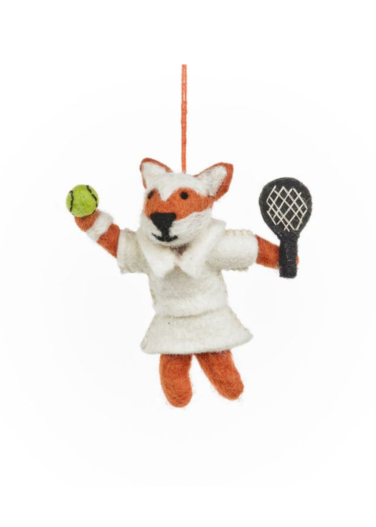 Wimbledon Fox Tennis Hanging Decoration