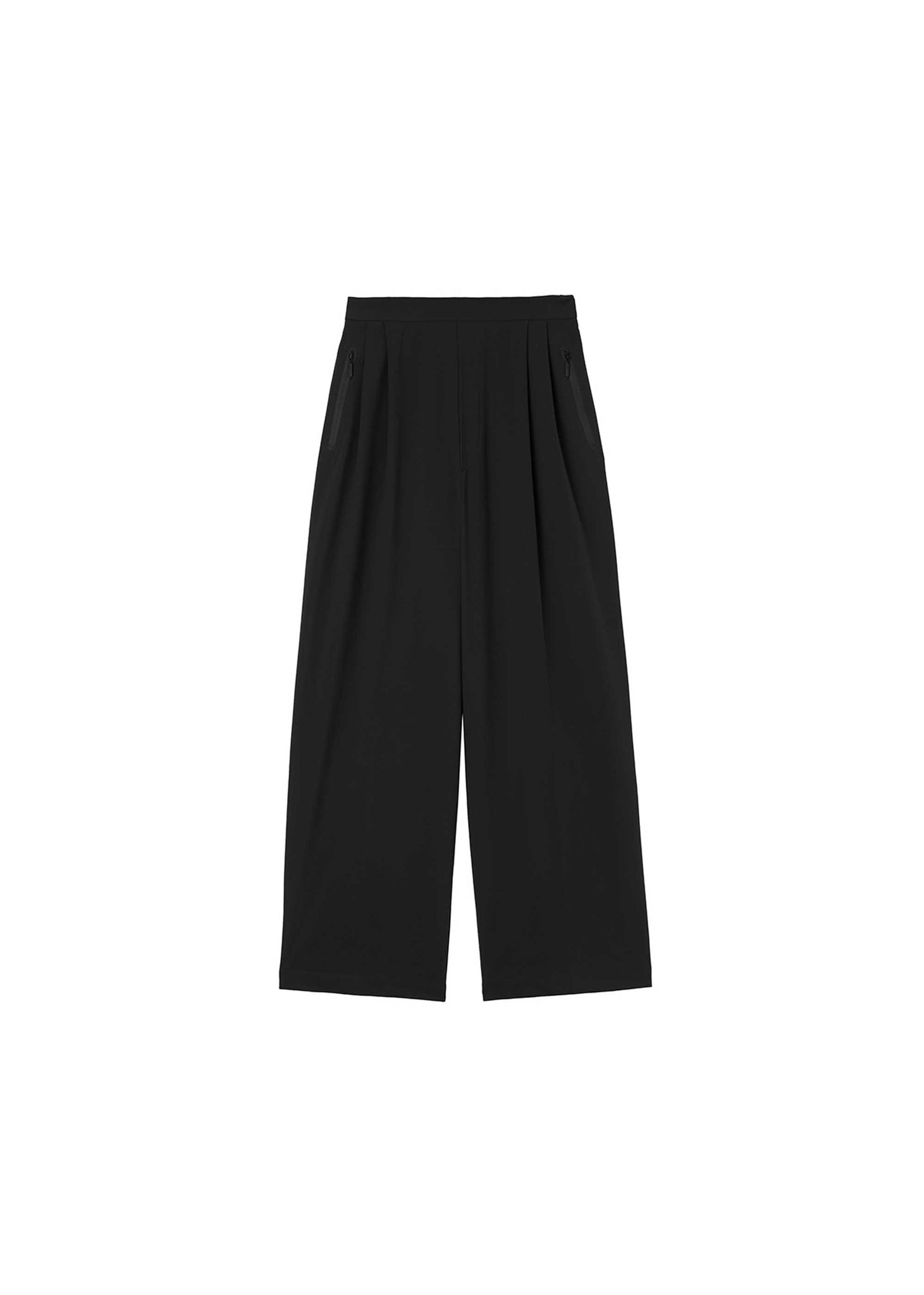 Black Airflow Tapered Pants
