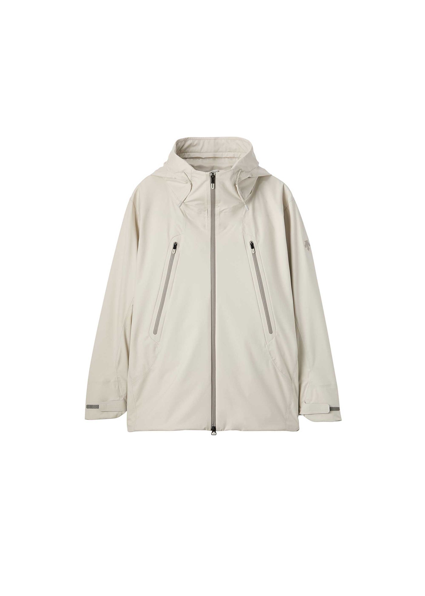 Beige Hard Shell Jacket "CREAS"