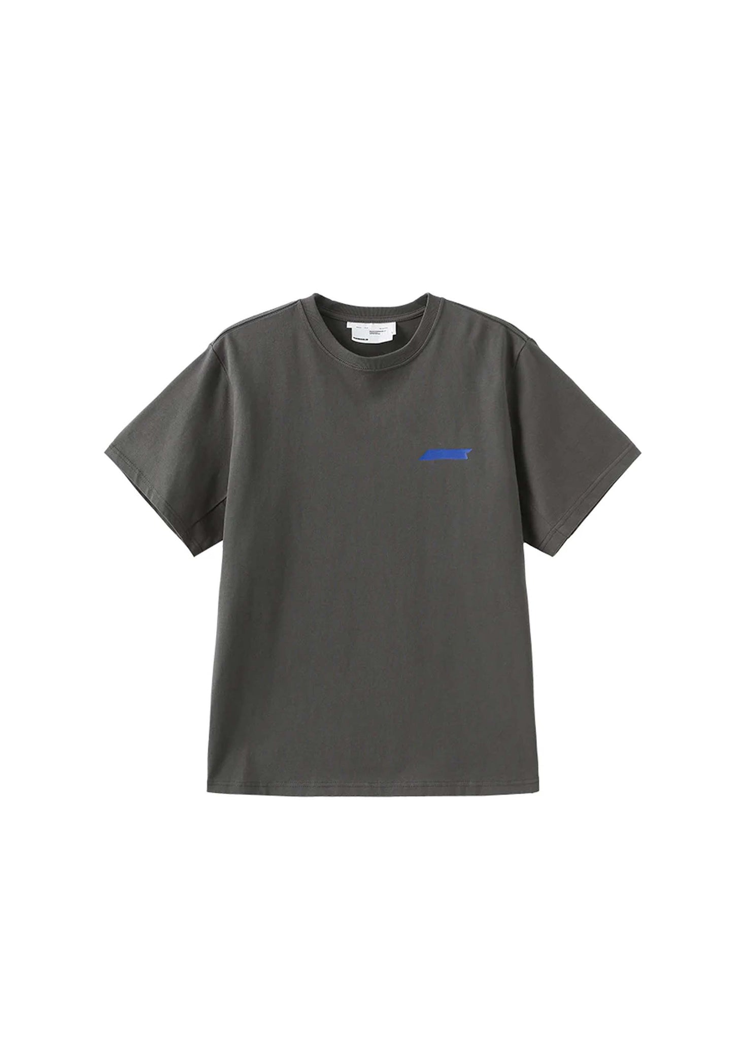 ROARINGWILD: Grey Blue Logo T-Shirt - 157Moments