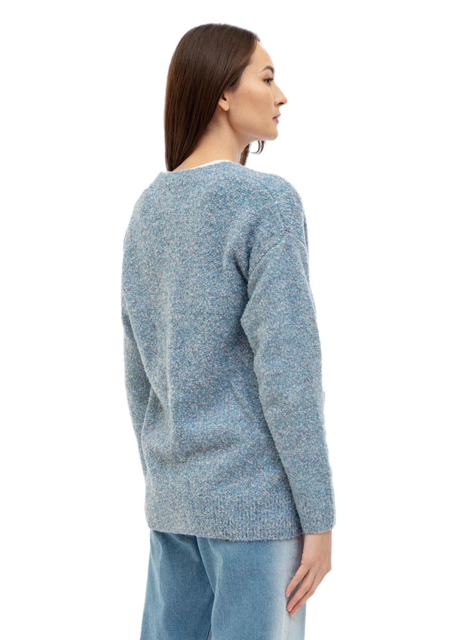 Blue Emoji Cardigan - 157Moments