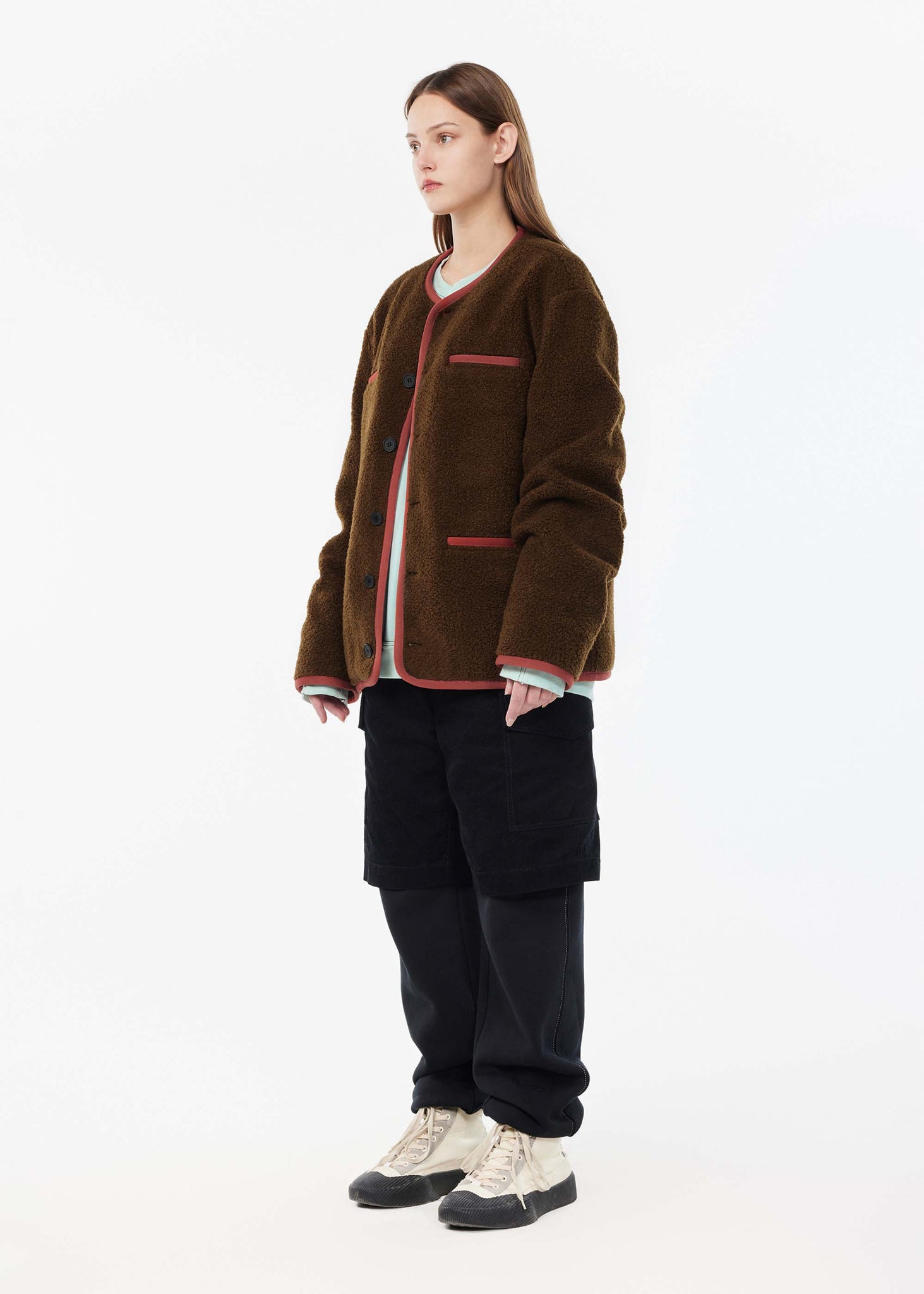 Brown Woolen Jacket - 157Moments