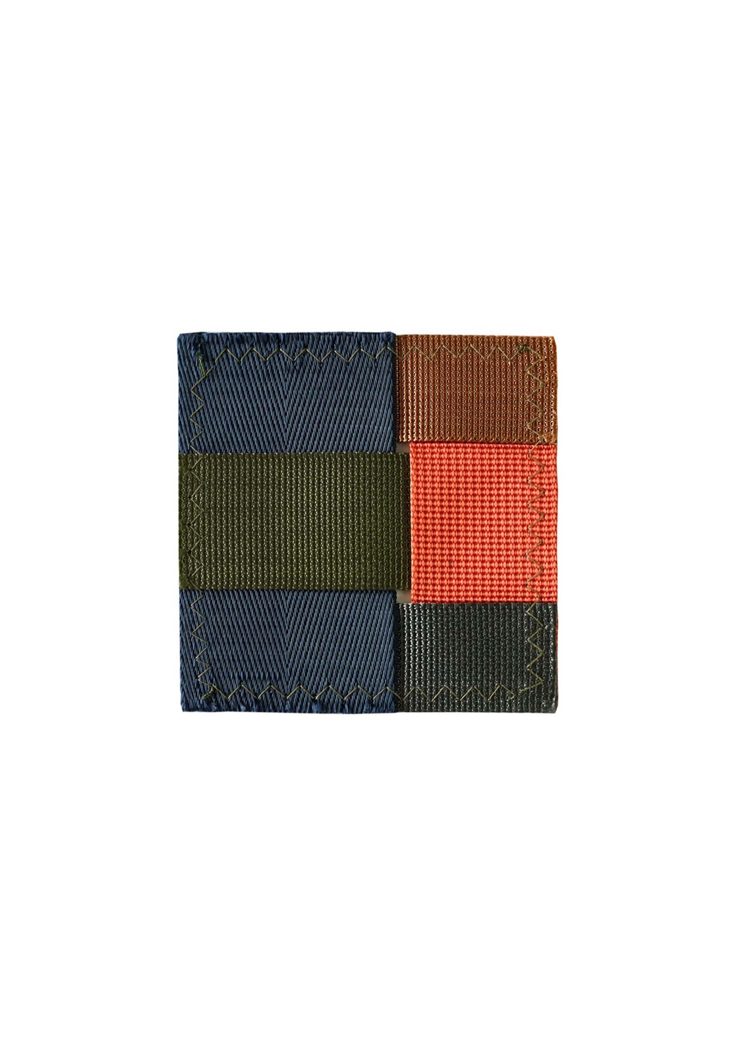 TANCHEN: Navy/Persimmon/Olive Knit Nylon Coaster - 157Moments