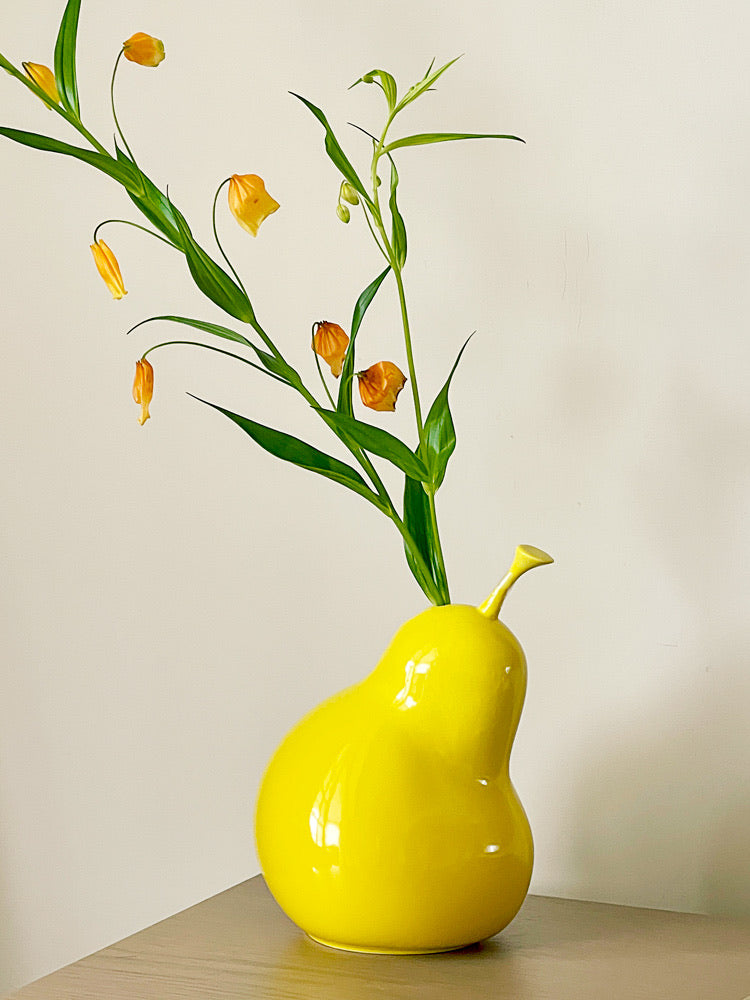 SOFT SERVE: Yellow Pear Vase - 157Moments